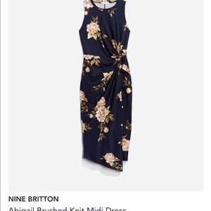 Nine Britton Abigail brushed knit midi